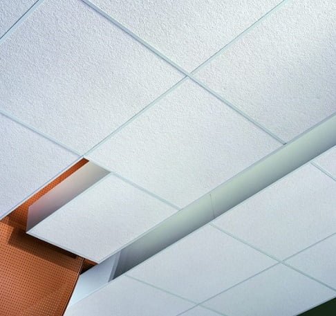 Diamond GRG Tiles on Ceiling